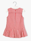 Little Princess World Cute Striped Bowknot  Dress