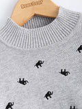 Little Princess World Elephant Pattern Pullover Sweater