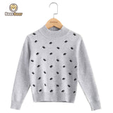 Little Princess World Elephant Pattern Pullover Sweater