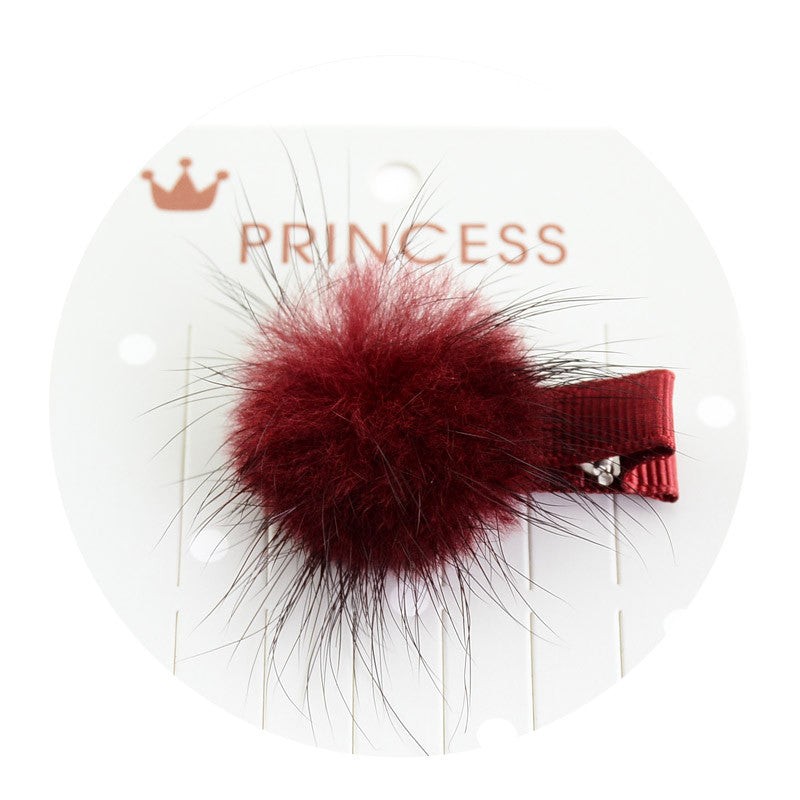 Little Princess World Pompom Mini Hairclips