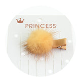 Little Princess World Pompom Mini Hairclips