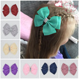 Little Princess World Shining Hair Bows With Clip Hairpins