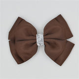 Little Princess World Shining Hair Bows With Clip Hairpins