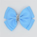 Little Princess World Shining Hair Bows With Clip Hairpins