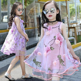 Little Princess World Kids Party Summer Dresses