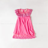 Little Princess World Chiffon Party Prom Pearl Dress