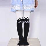 Little Princess World DreamShining Cartoon Cat Patchwork  Tights