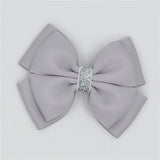 Little Princess World Shining Hair Bows With Clip Hairpins