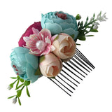 Little Princess World Artificial Flower Leaves Hair Clips