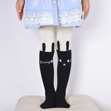 Little Princess World DreamShining Cartoon Cat Patchwork  Tights