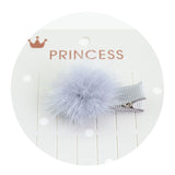 Little Princess World Pompom Mini Hairclips