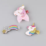 Little Princess World Gilter Unicorn/Star Hair Clips for Girls Fashion Kids Hairpins Barrettes Cartoon Hairgrip Hair Accessories Drop Shipping 43