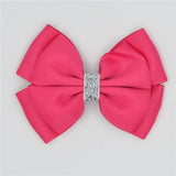 Little Princess World Shining Hair Bows With Clip Hairpins