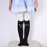 Little Princess World DreamShining Cartoon Cat Patchwork  Tights