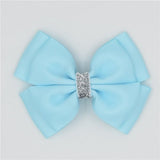 Little Princess World Shining Hair Bows With Clip Hairpins