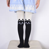 Little Princess World DreamShining Cartoon Cat Patchwork  Tights