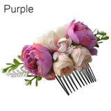 Little Princess World Artificial Flower Leaves Hair Clips