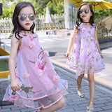 Little Princess World Kids Party Summer Dresses