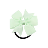 Little Princess World Fashion 1pc Colorful Ribbon Bow Elastic Hair Bands 20 Colors Cute Rope Hair Accessories Gift