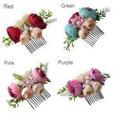 Little Princess World Artificial Flower Leaves Hair Clips