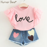 Little Princess World Lovely Humor Bear Clothing Sets